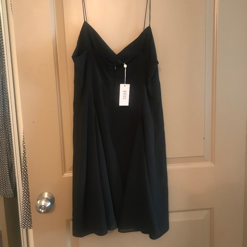 Marchesa Rosa Black Swing Dress - Picture 2 of 4